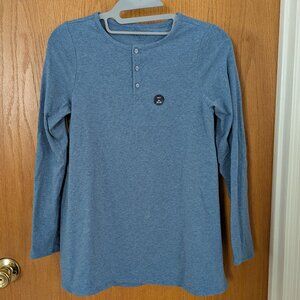 Lands' End Henley Tunic Top NWT